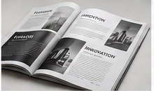 Marketing in print concept image