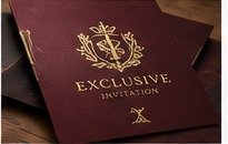 Invitation card concept image